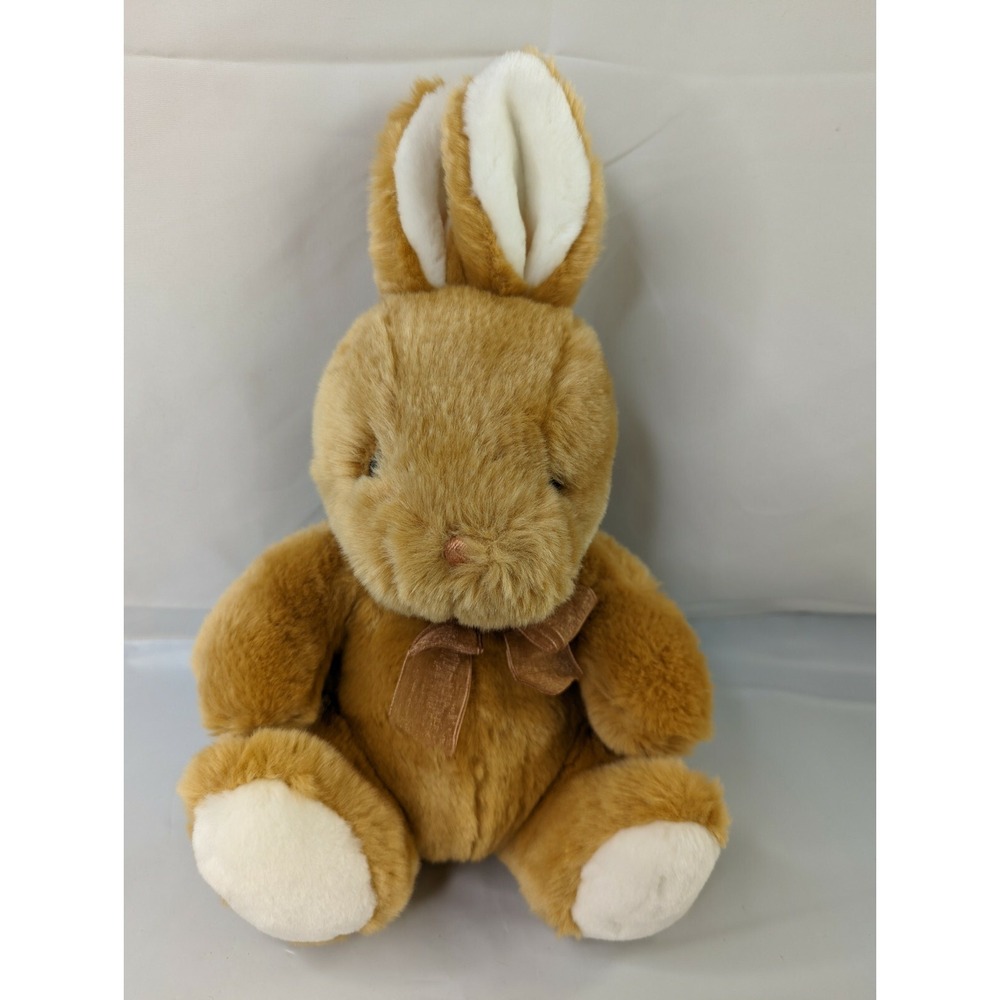 Walmart‎ Brown Rabbit Plush Sits 12 Inch Stuffed Animal Toy